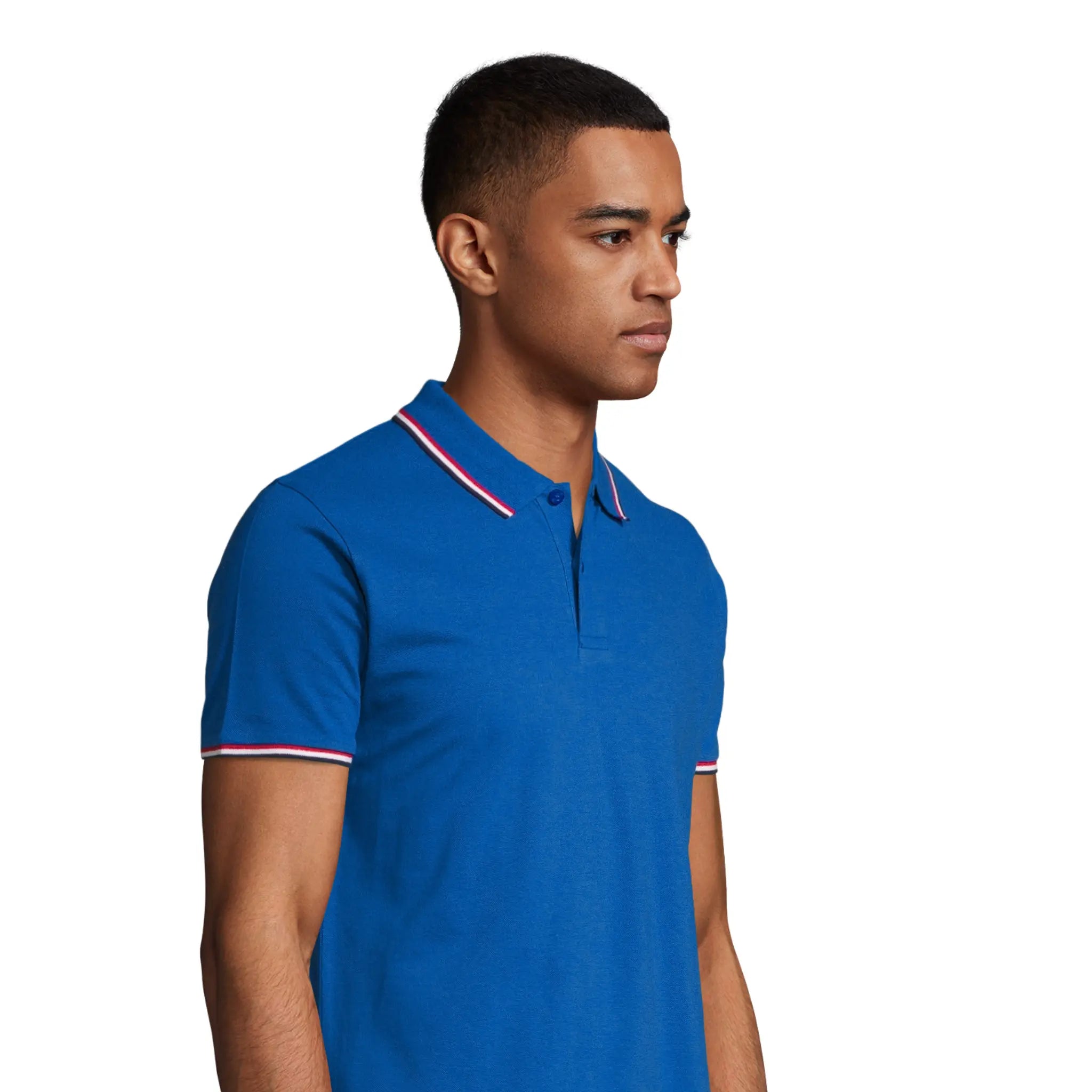 Polo Desportivo para Homem Pro 200 Azul Real Polo Desportivo para Homem Pro 200 Azul Real
